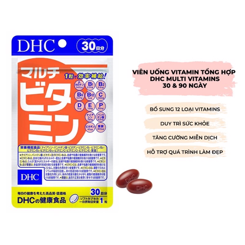 DHC vitamin tổng hợp 90 ngày 2 - Gico Pharma 1 - Sản phẩm được bán bởi Gico Pharma
