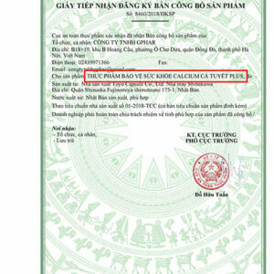 cong bo canxi ca tuyet - Sản phẩm được bán bởi Gico Pharma