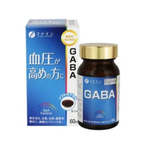 Viên Uống GABA FINE JAPAN Hỗ Trợ Điều Hoà Huyết Áp Phòng Ngừa Đột Quỵ hộp 60 viên