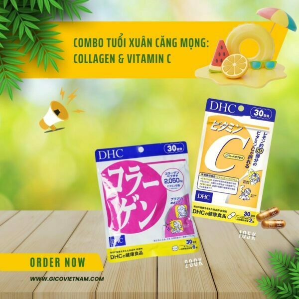 combo dhc collagen va dhc vitaminC 30 ngay - Sản phẩm được bán bởi Gico Pharma
